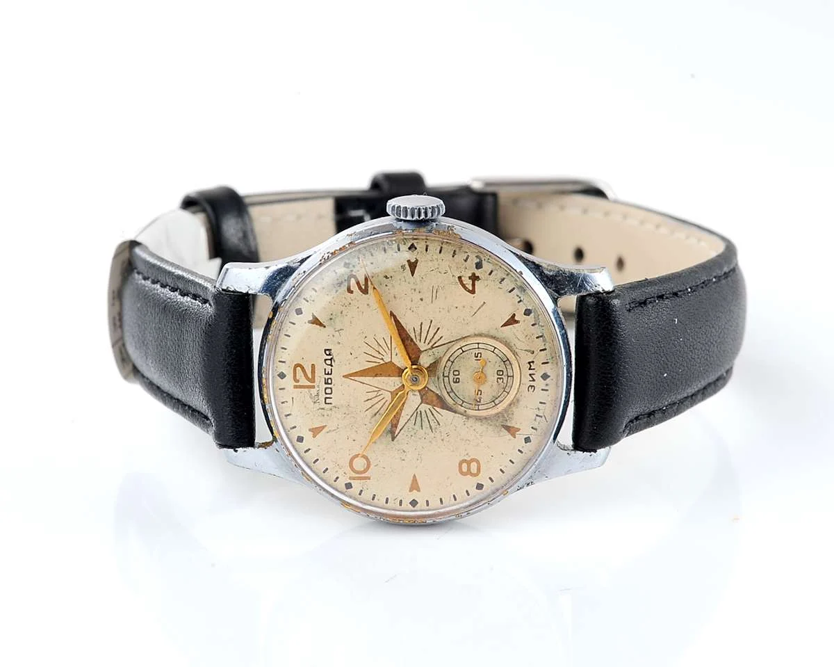 Rare! Vintage Soviet mechanical watch Pobeda Star