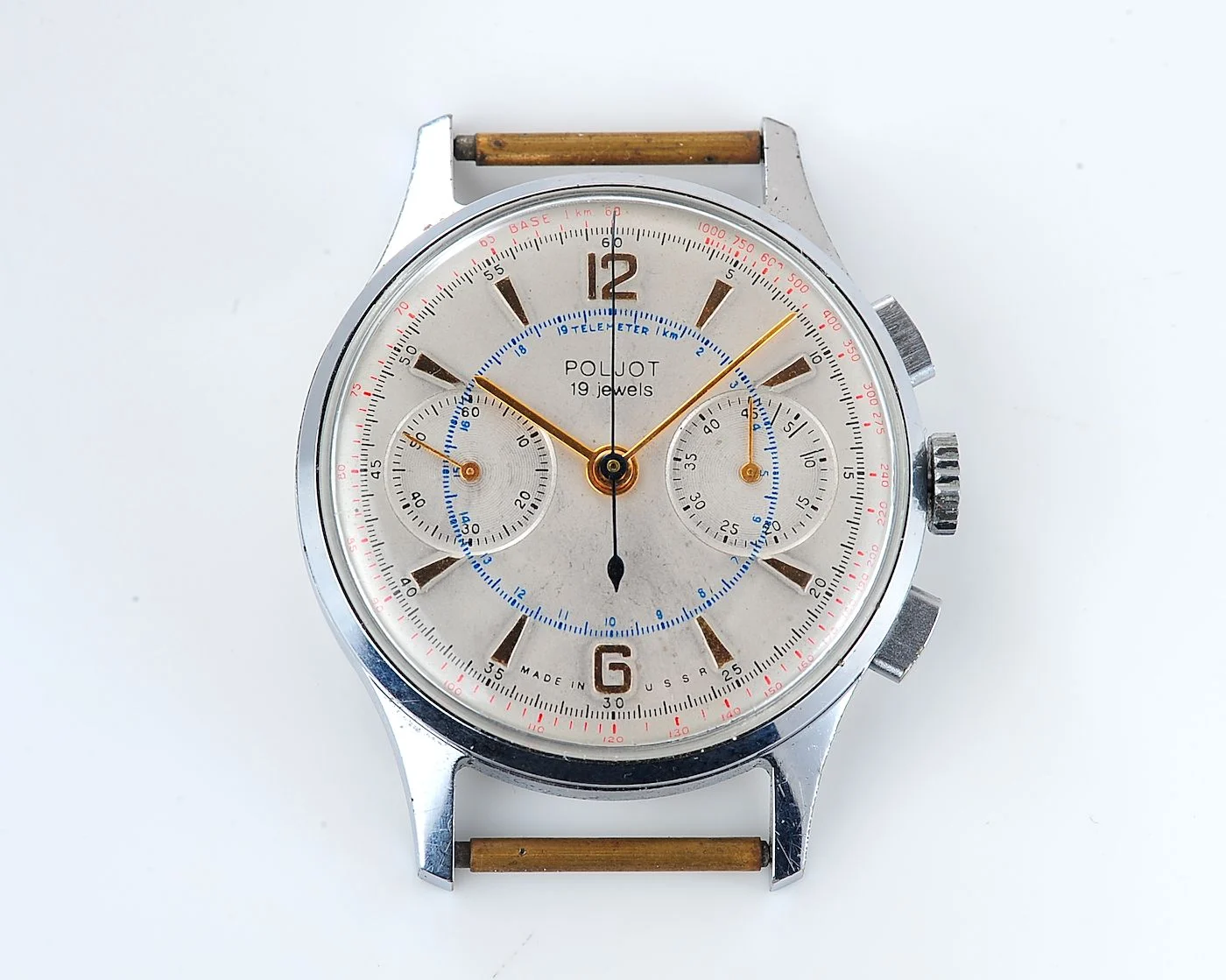 Rare: Poljot 3017 "Strela" chronograph chronometer mechanical watch