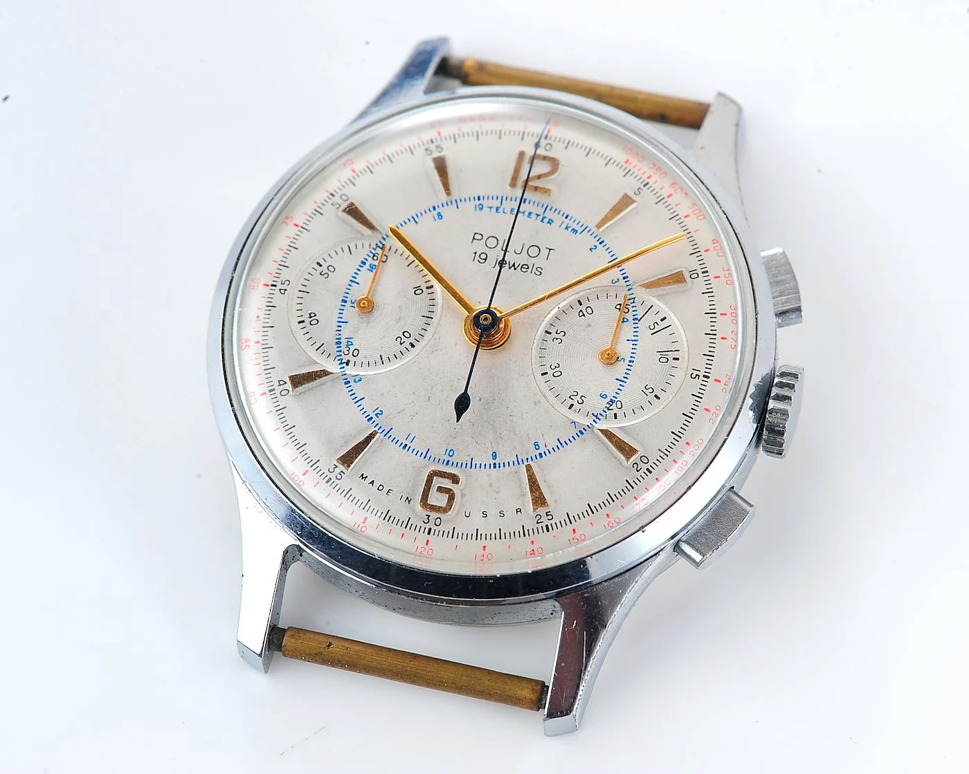Rare: Poljot 3017 "Strela" chronograph chronometer mechanical watch
