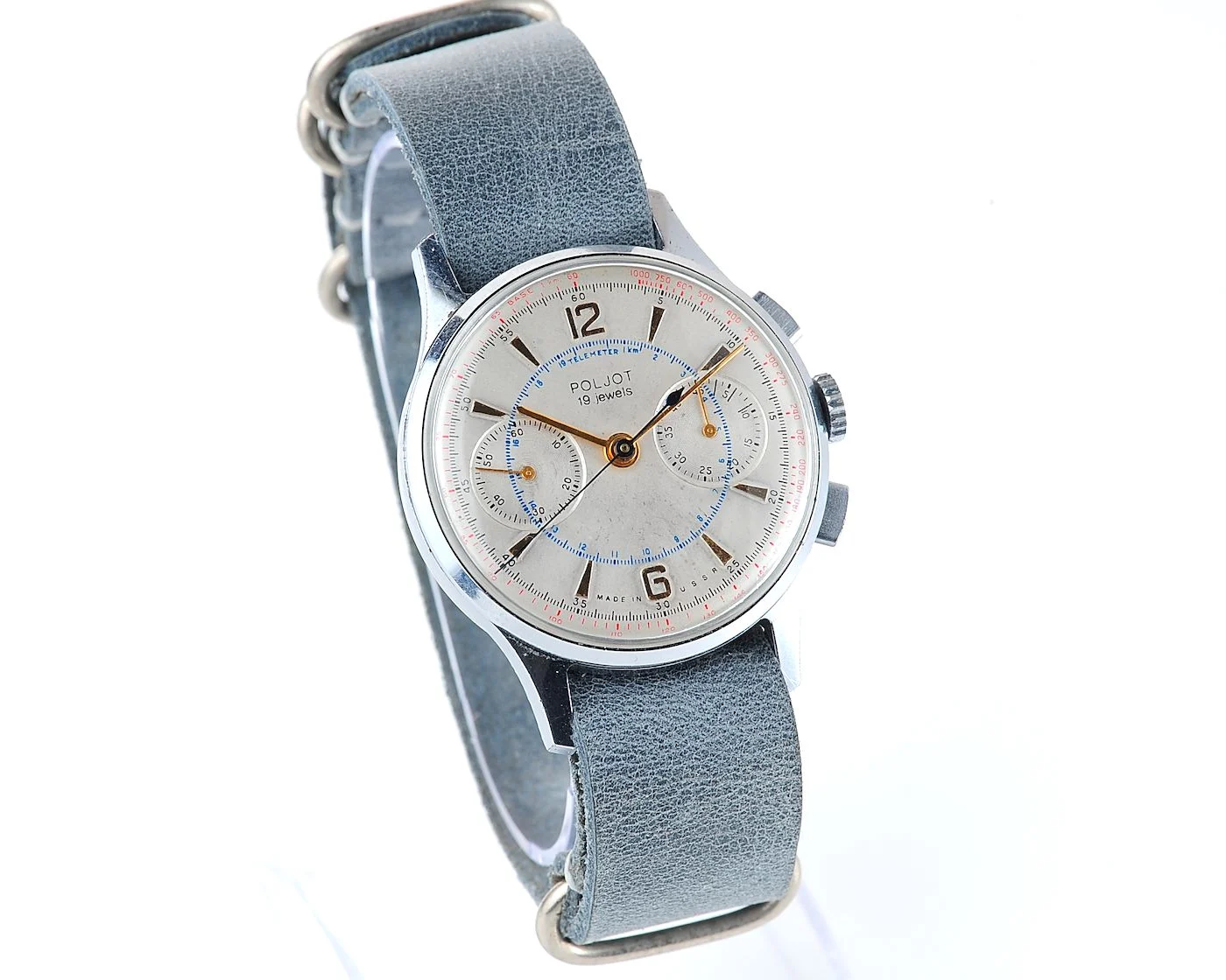 Rare: Poljot 3017 "Strela" chronograph chronometer mechanical watch