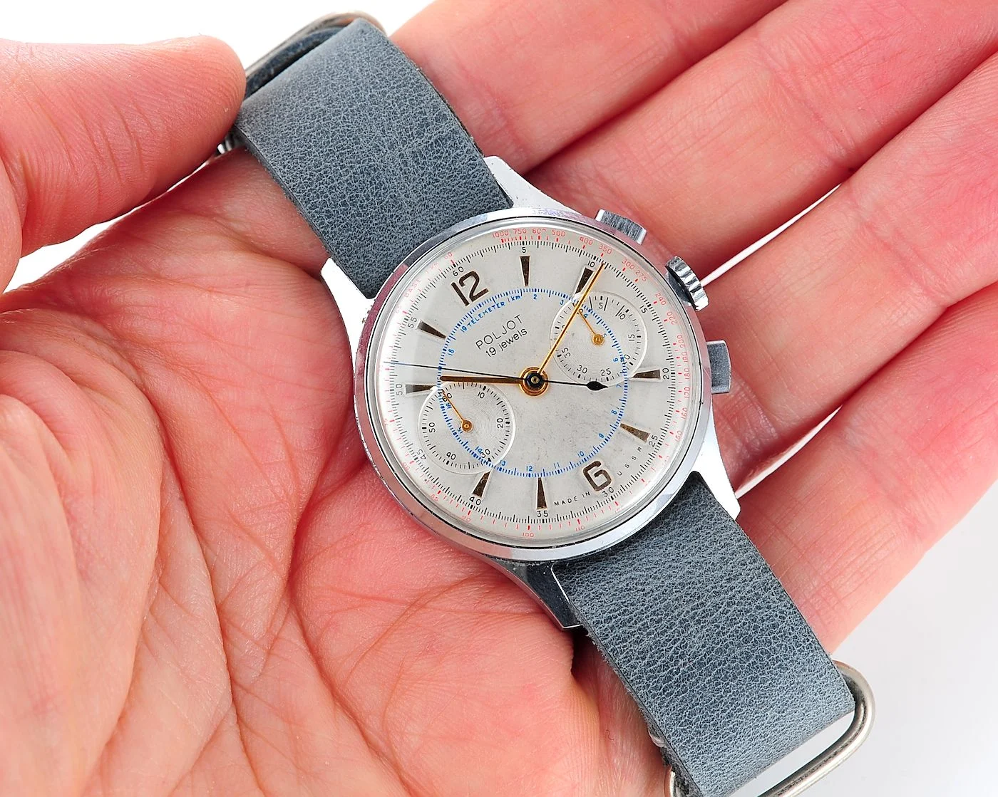 Rare: Poljot 3017 "Strela" chronograph chronometer mechanical watch