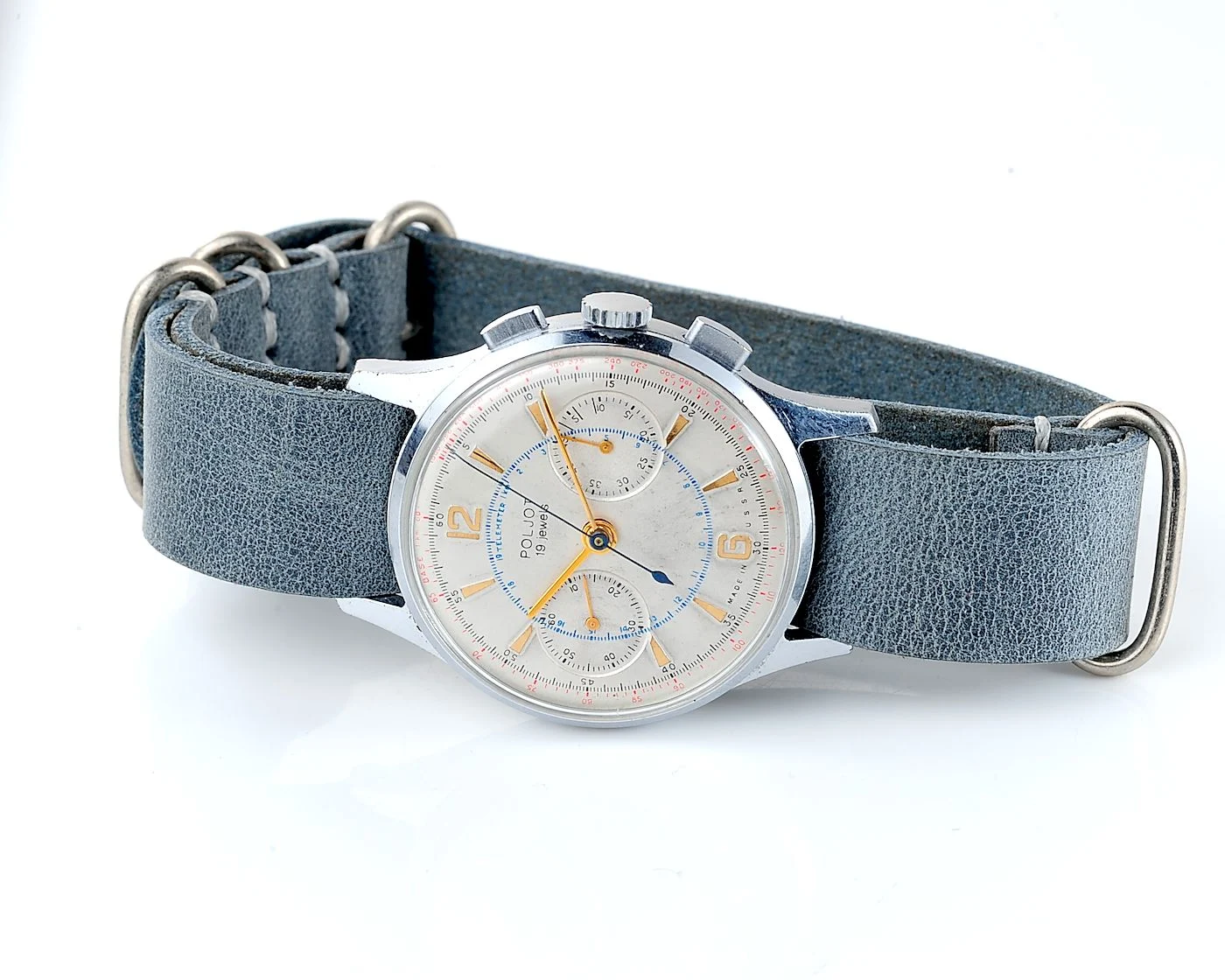 Rare: Poljot 3017 "Strela" chronograph chronometer mechanical watch