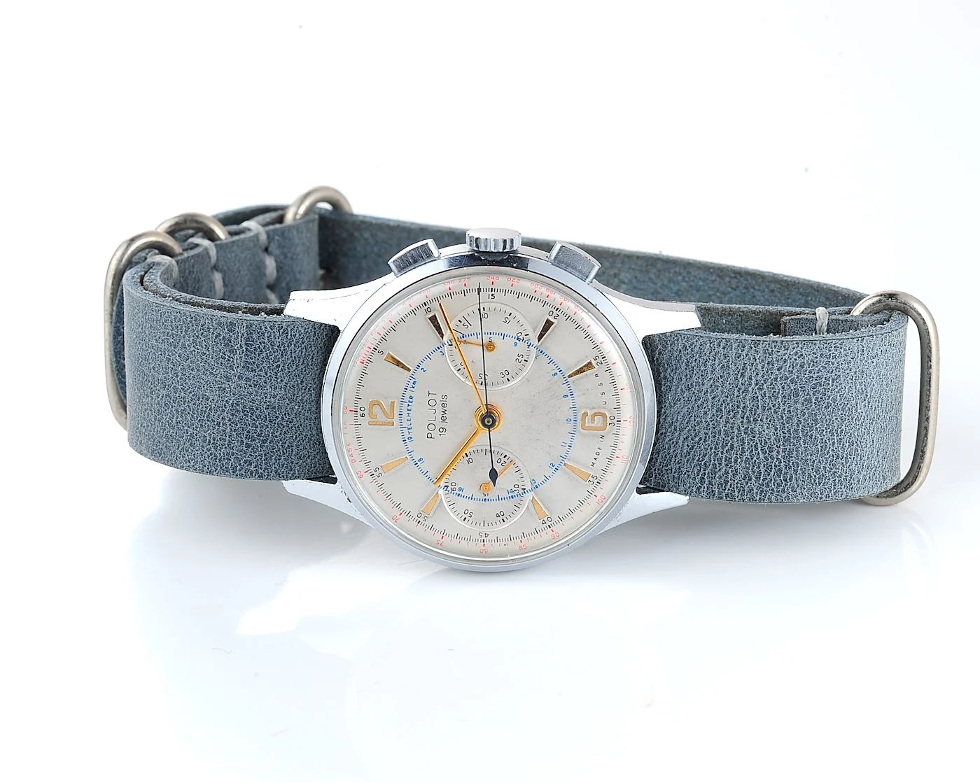 Rare: Poljot 3017 "Strela" chronograph chronometer mechanical watch