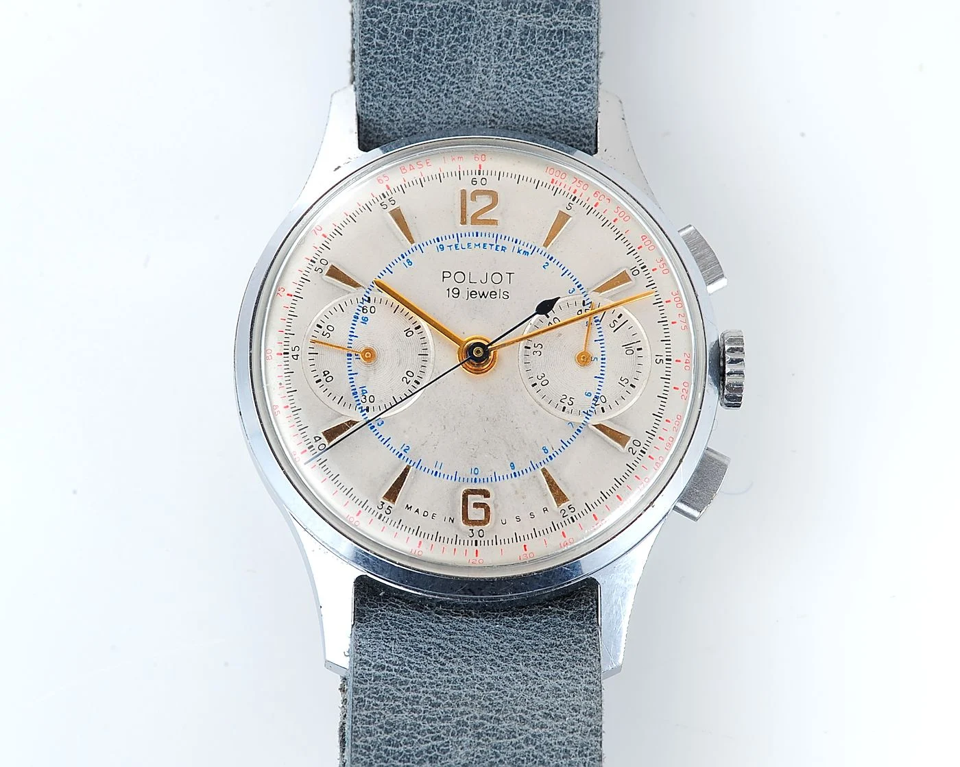 Rare: Poljot 3017 "Strela" chronograph chronometer mechanical watch