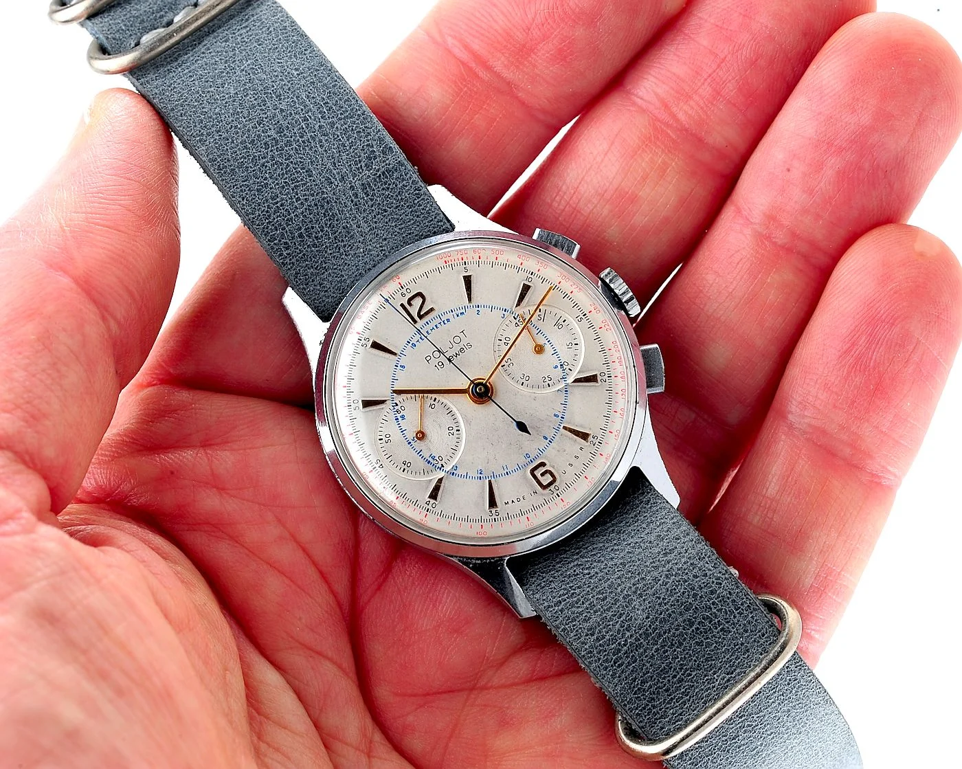 Rare: Poljot 3017 "Strela" chronograph chronometer mechanical watch