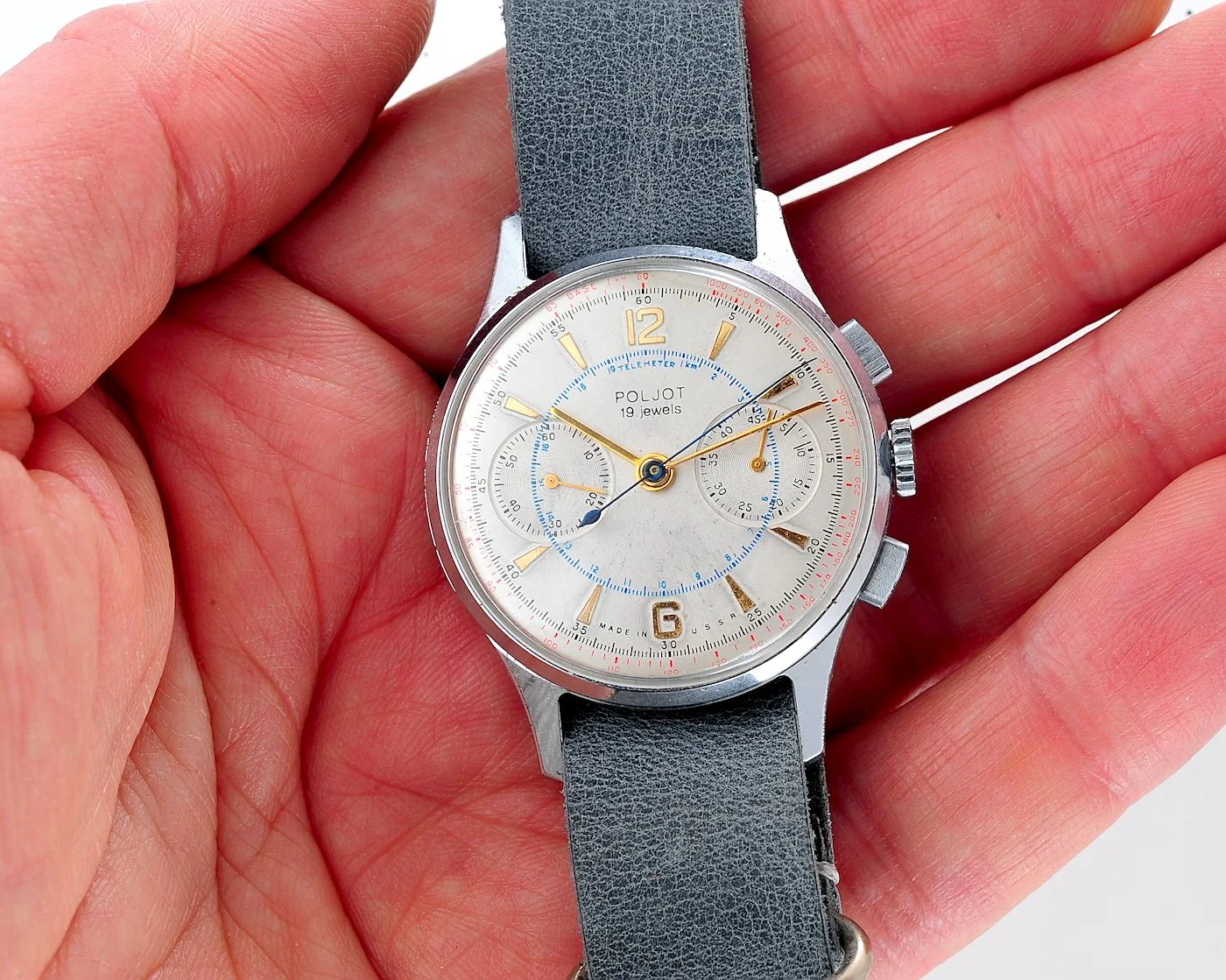 Rare: Poljot 3017 "Strela" chronograph chronometer mechanical watch