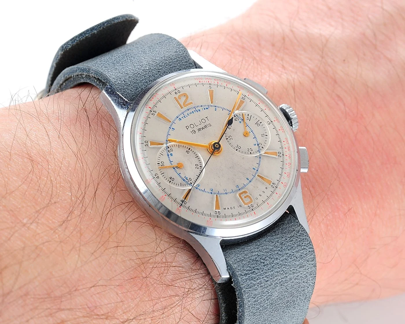 Rare: Poljot 3017 "Strela" chronograph chronometer mechanical watch