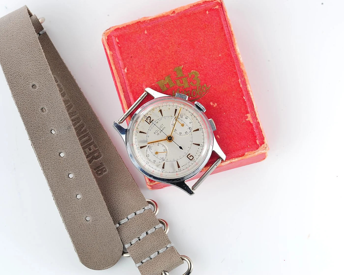 Rare: Poljot 3017 "Strela" chronograph chronometer mechanical watch