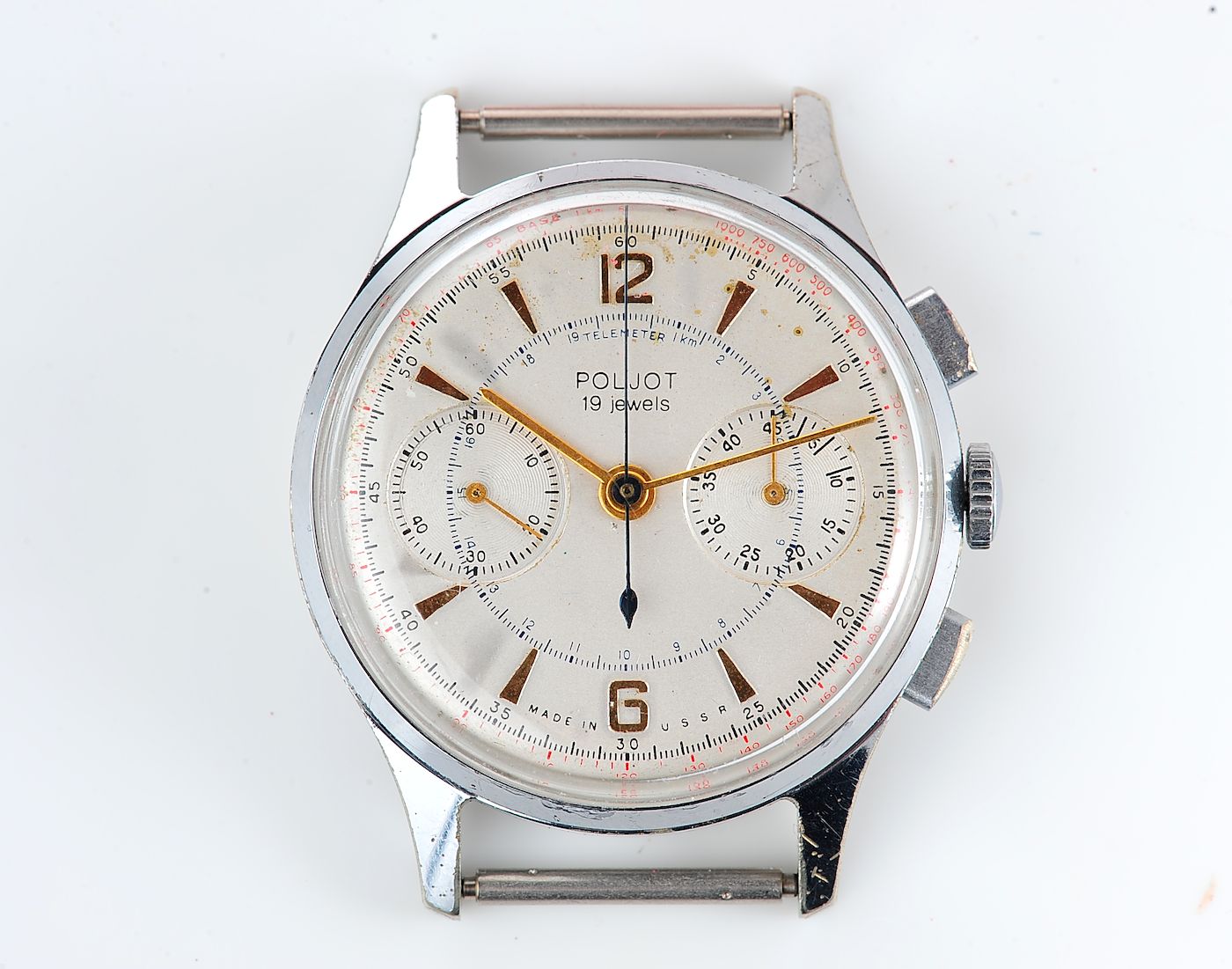 RARE: POLJOT 3017 "Strela" chronograph chronometer mechanical watch