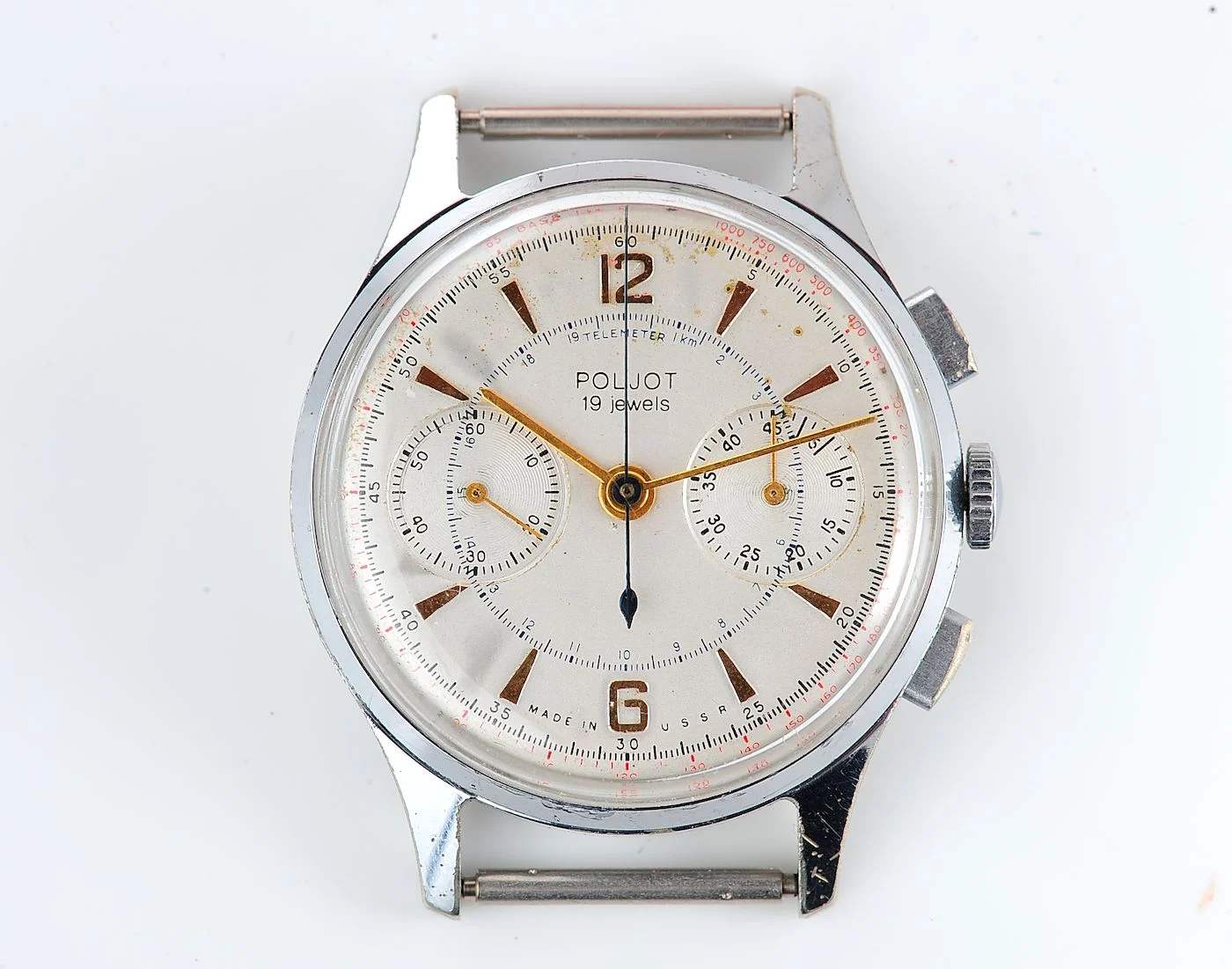 Rare: Poljot 3017 "Strela" chronograph chronometer mechanical watch