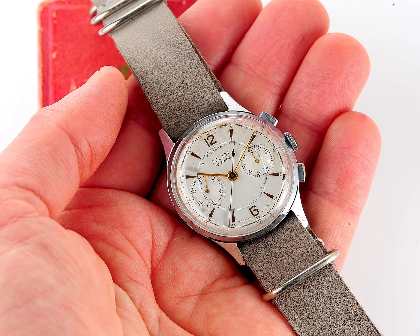 Rare: Poljot 3017 "Strela" chronograph chronometer mechanical watch