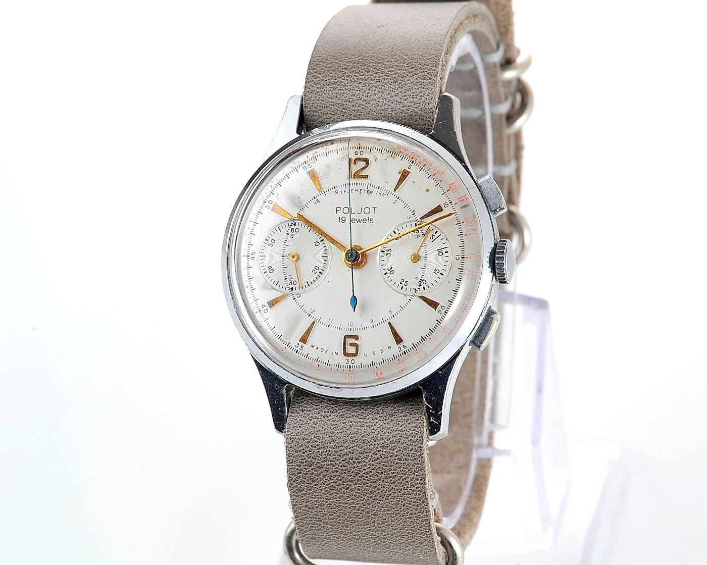 Rare: Poljot 3017 "Strela" chronograph chronometer mechanical watch