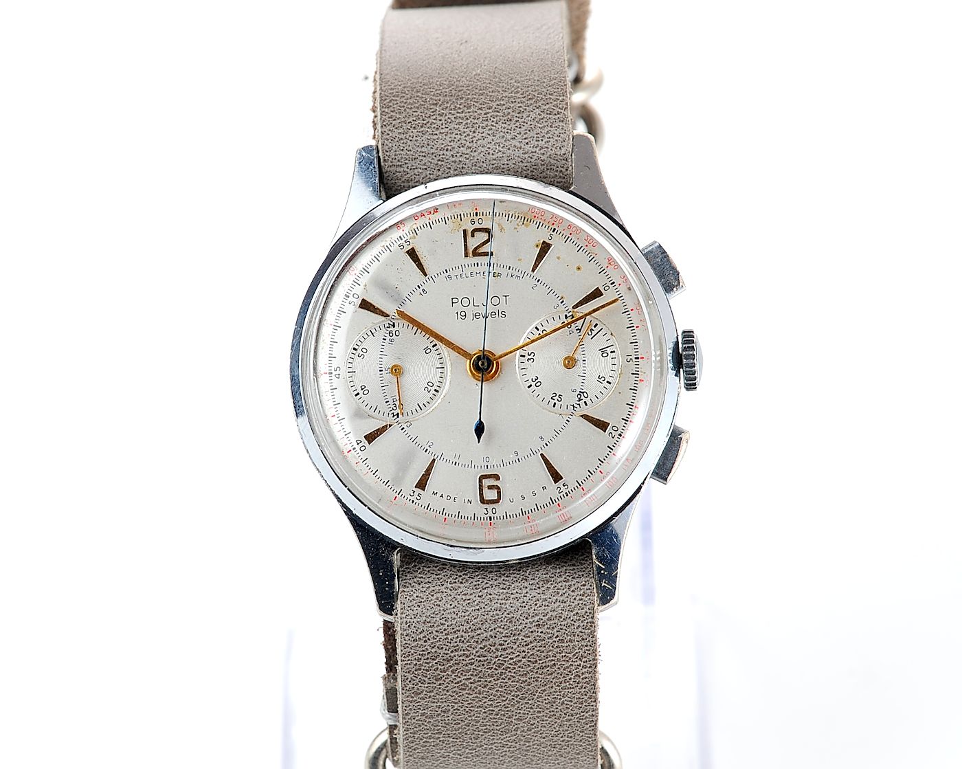 RARE: POLJOT 3017 "Strela" chronograph chronometer mechanical watch