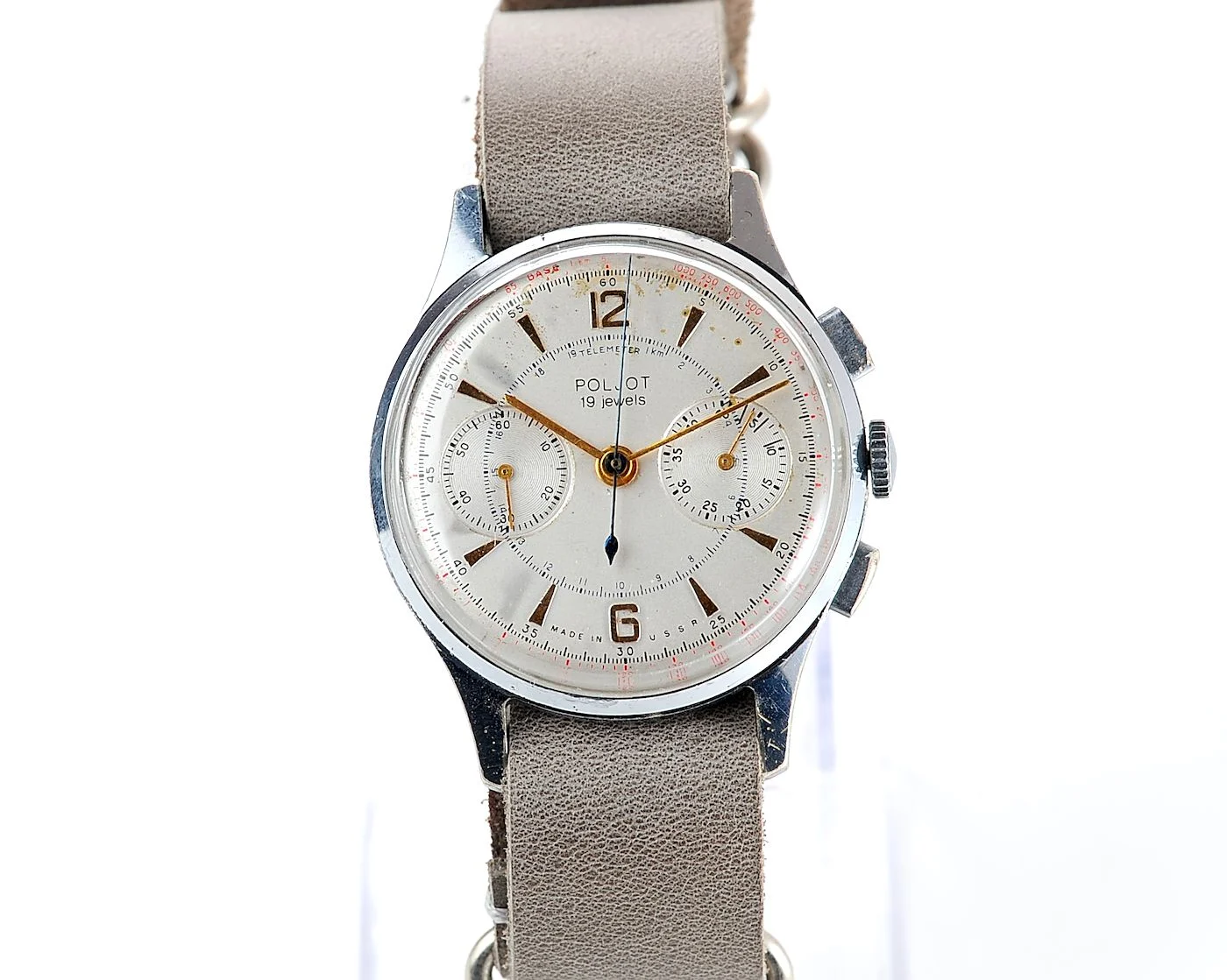 Rare: Poljot 3017 "Strela" chronograph chronometer mechanical watch