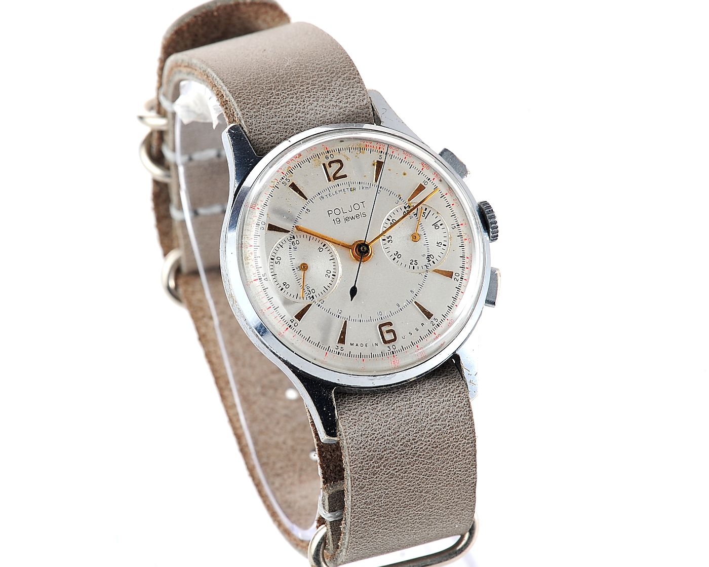 RARE: POLJOT 3017 "Strela" chronograph chronometer mechanical watch