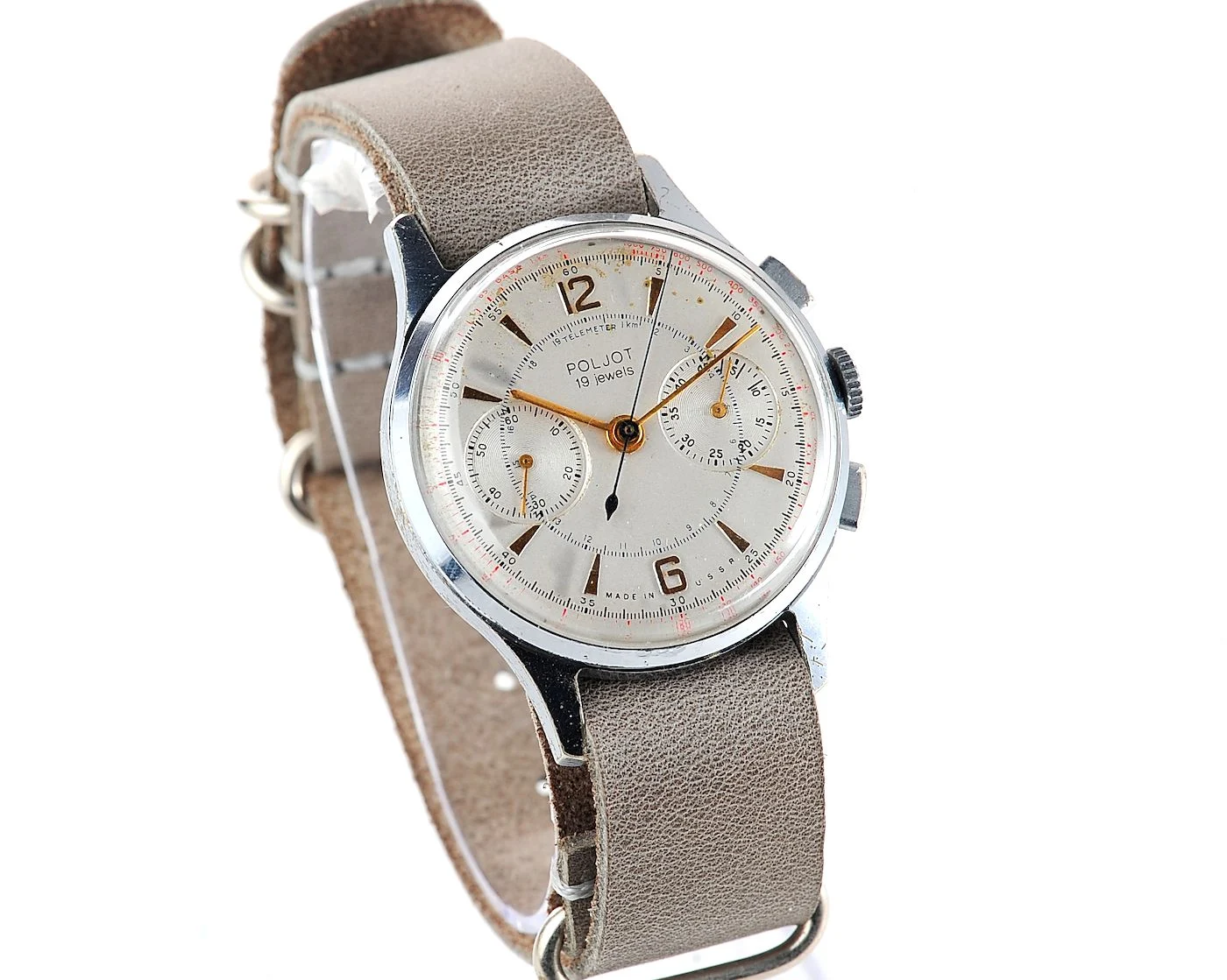 Rare: Poljot 3017 "Strela" chronograph chronometer mechanical watch