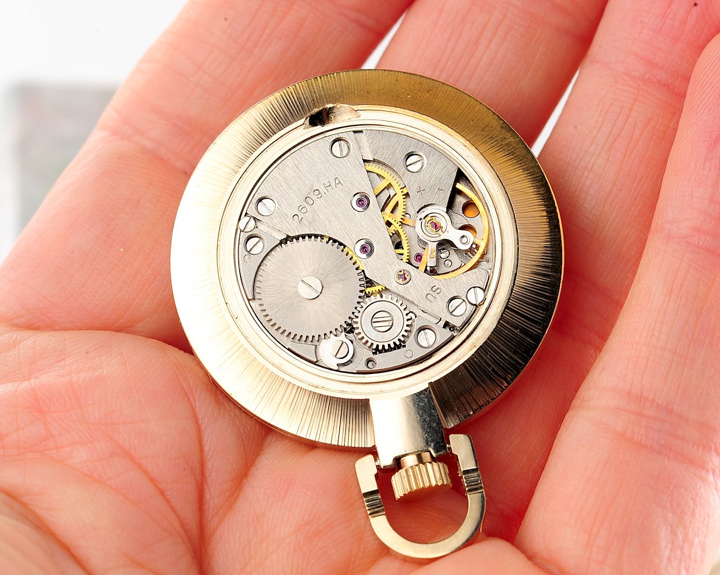 TIME CAPSULE: Vintage soviet Raketa open face soviet pocket watch, New Old Stock(NOS)!