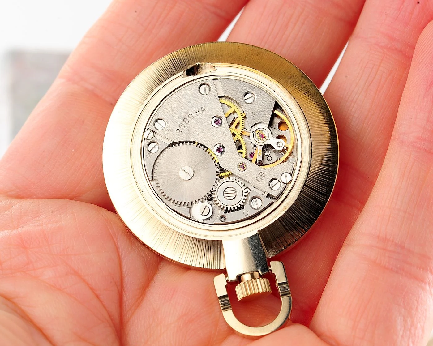 TIME CAPSULE: Vintage Soviet Raketa open face Soviet pocket watch, New Old Stock (NOS)!