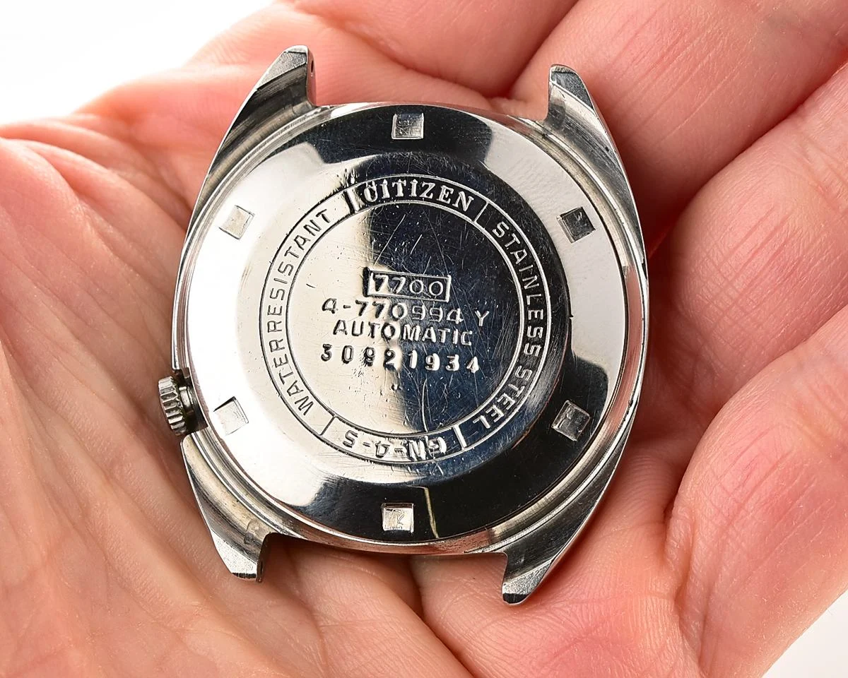 Vintage Citizen Seven Star V2 Automatic with Emerald Green Gradient Dial from September 1973
