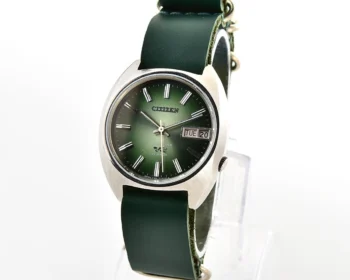 Vintage Citizen Seven Star V2 Automatic with Emerald Green Gradient Dial from September 1973