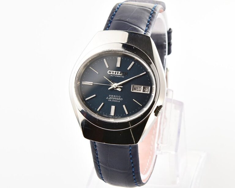 Vintage Citizen Leopard 28800 'Hi-Beat' Automatic with Deep Marine Blue Dial, from August 1972