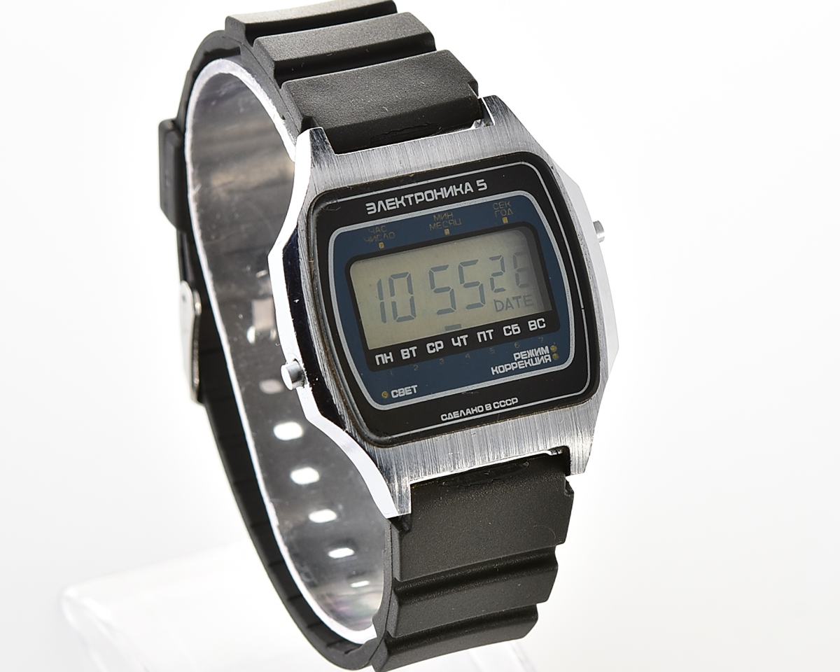 Excellent soviet vintage USSR digital watch Electronika 5