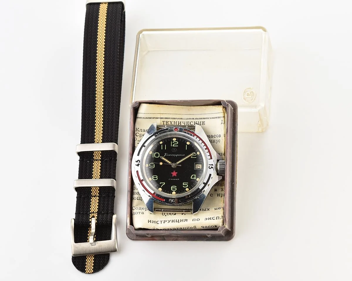 TIME CAPSULE: Vostok Komandirskie mechanical watch limited series – “Zakaz MO CCCP” – New Old Stock (NOS)!