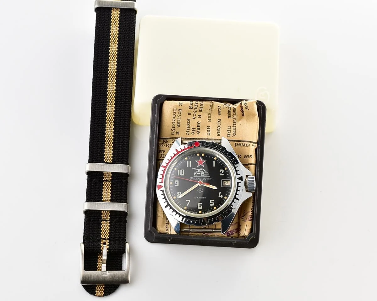 TIME CAPSULE: Vostok Komandirskie Tank mechanical watch – New Old Stock (NOS)!