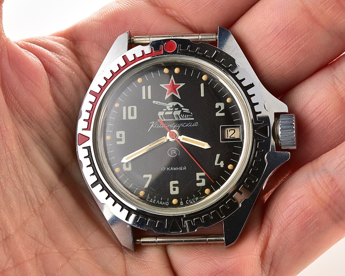 TIME CAPSULE: Vostok Komandirskie TANK mechanical watch – New Old Stock(NOS)!