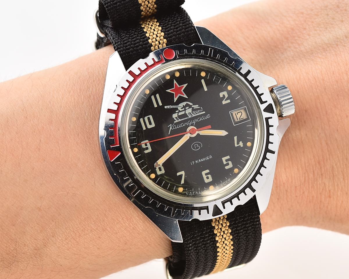 TIME CAPSULE: Vostok Komandirskie TANK mechanical watch – New Old Stock(NOS)!