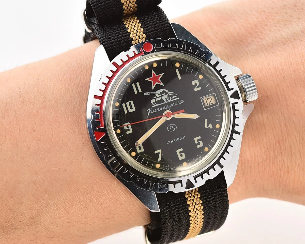 TIME CAPSULE: Vostok Komandirskie Tank mechanical watch – New Old Stock (NOS)!