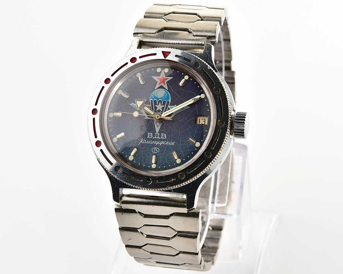 Vostok Amphibia Paratroopers with automatic self-winding mechanical movement