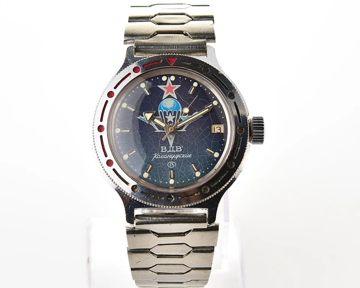 Vostok Amphibia Paratroopers with automatic self-winding mechanical movement
