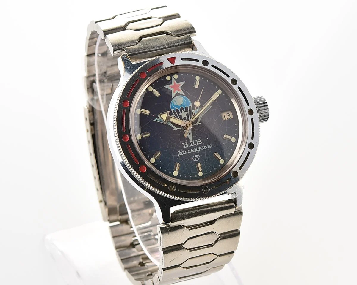 Vostok Amphibia Paratroopers with automatic self-winding mechanical movement
