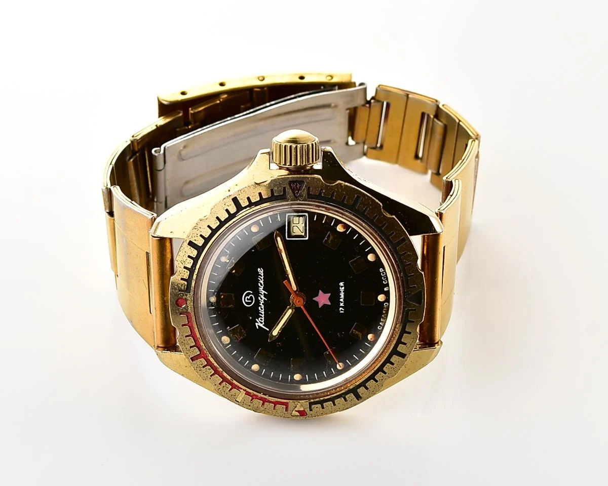 Soviet Vostok Komandirskie mechanical wristwatch