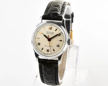 Vintage Soviet Moskva mechanical wristwatch, the 3rd quarter of 1955