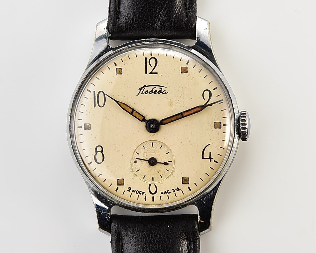 Excellent soviet vintage mechanical POBEDA watch, 2MChZ from 3rd quarter 1955!