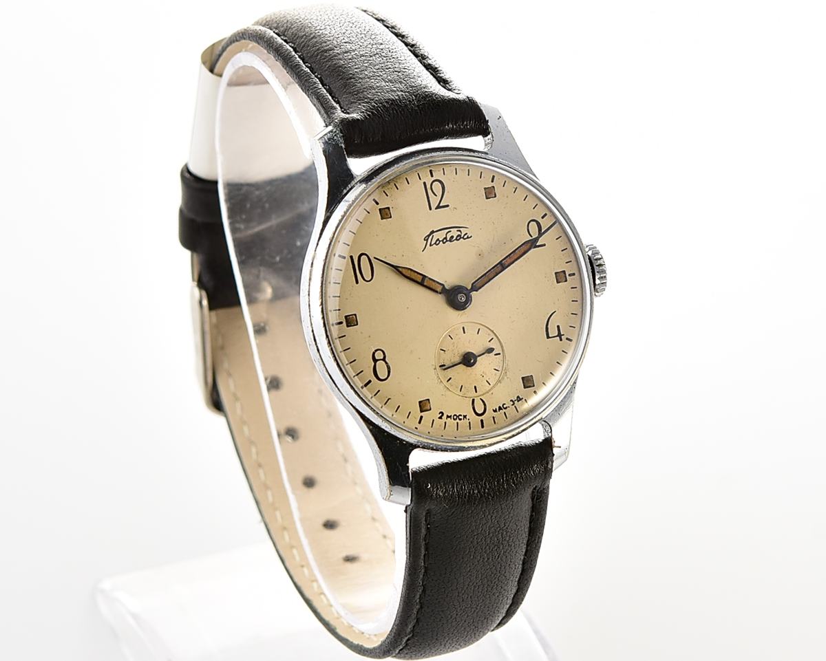 Excellent soviet vintage mechanical POBEDA watch, 2MChZ from 3rd quarter 1955!