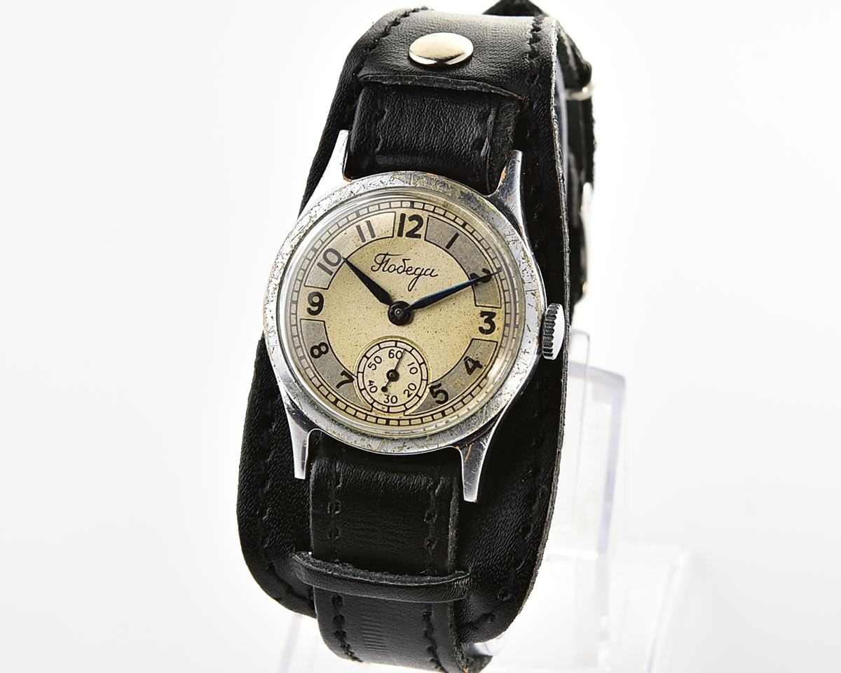 Vintage soviet mechanical watch POBEDA, ZiM factory, the 3rd quarter of 1950!