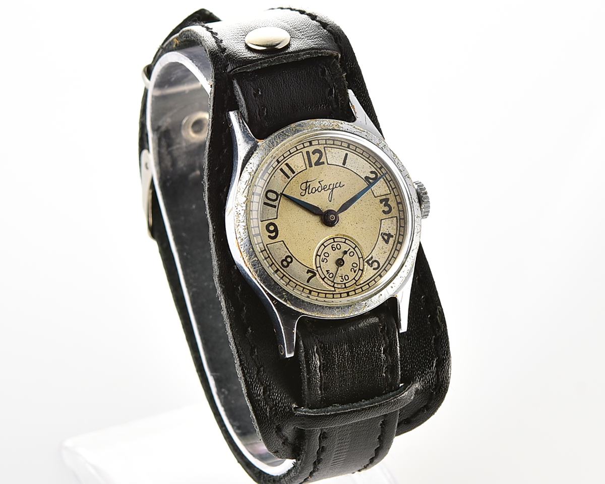 Vintage soviet mechanical watch POBEDA, ZiM factory, the 3rd quarter of 1950!
