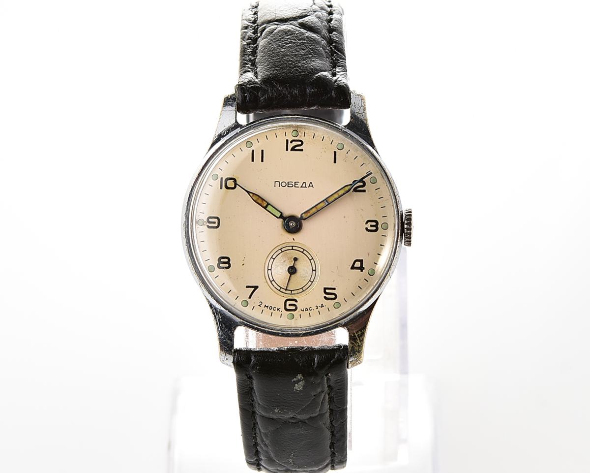 Vintage soviet mechanical POBEDA watch, 2MChZ from 2nd quarter 1958!