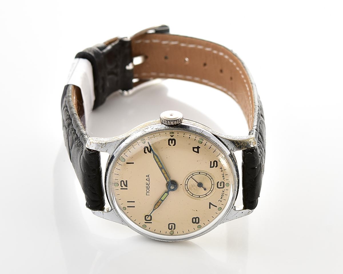 Vintage soviet mechanical POBEDA watch, 2MChZ from 2nd quarter 1958!
