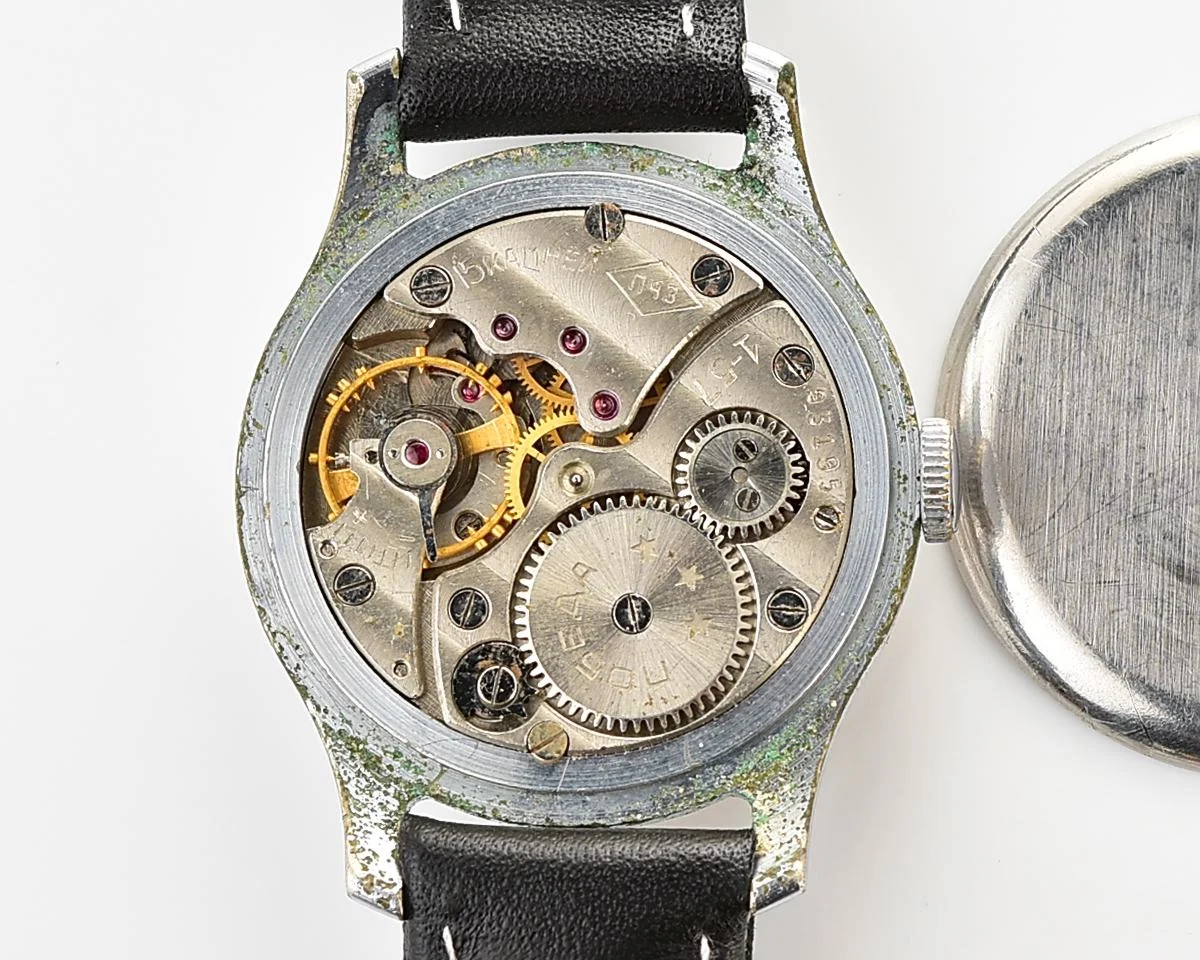 Excellent Soviet mechanical Pobeda wristwatch, PChZ, the 1st quarter of 1957!
