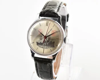 Vintage Soviet mechanical Pobeda - 50th anniversary of October 1917 revolution