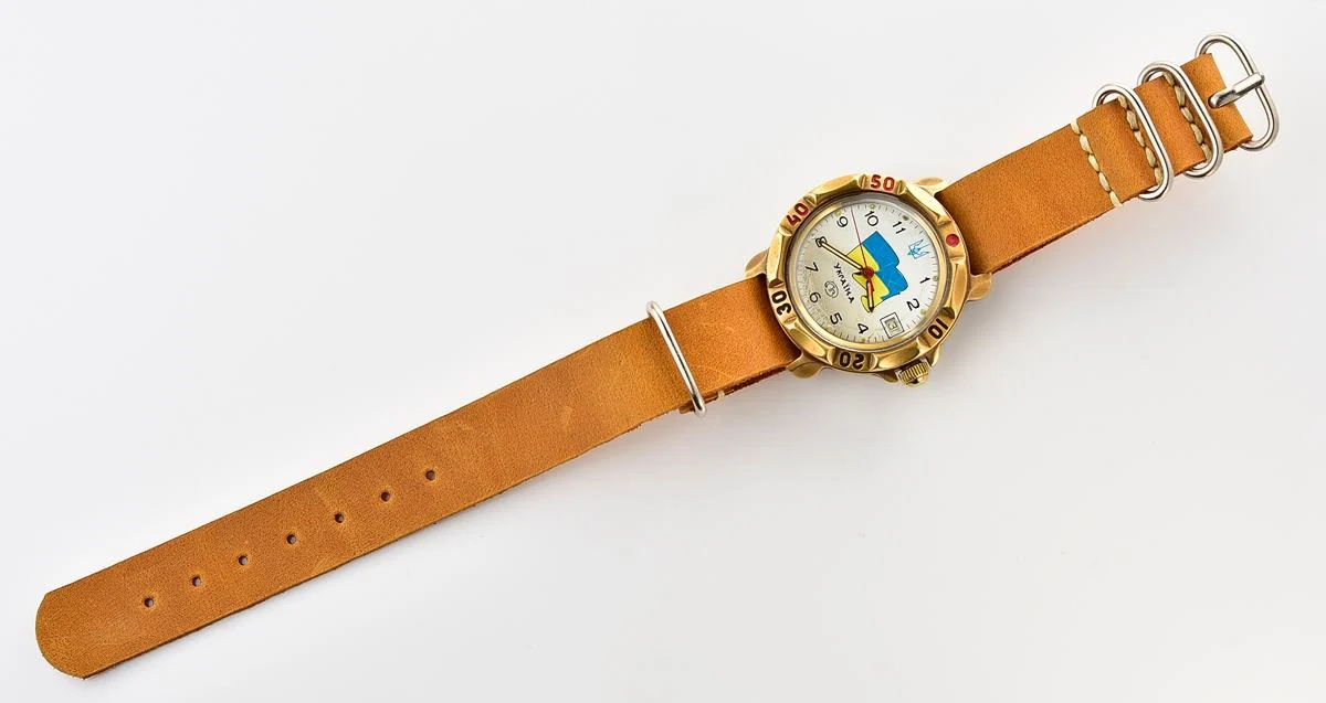 Vostok Komandirskie watch with flag of 🇺🇦Ukraine!
