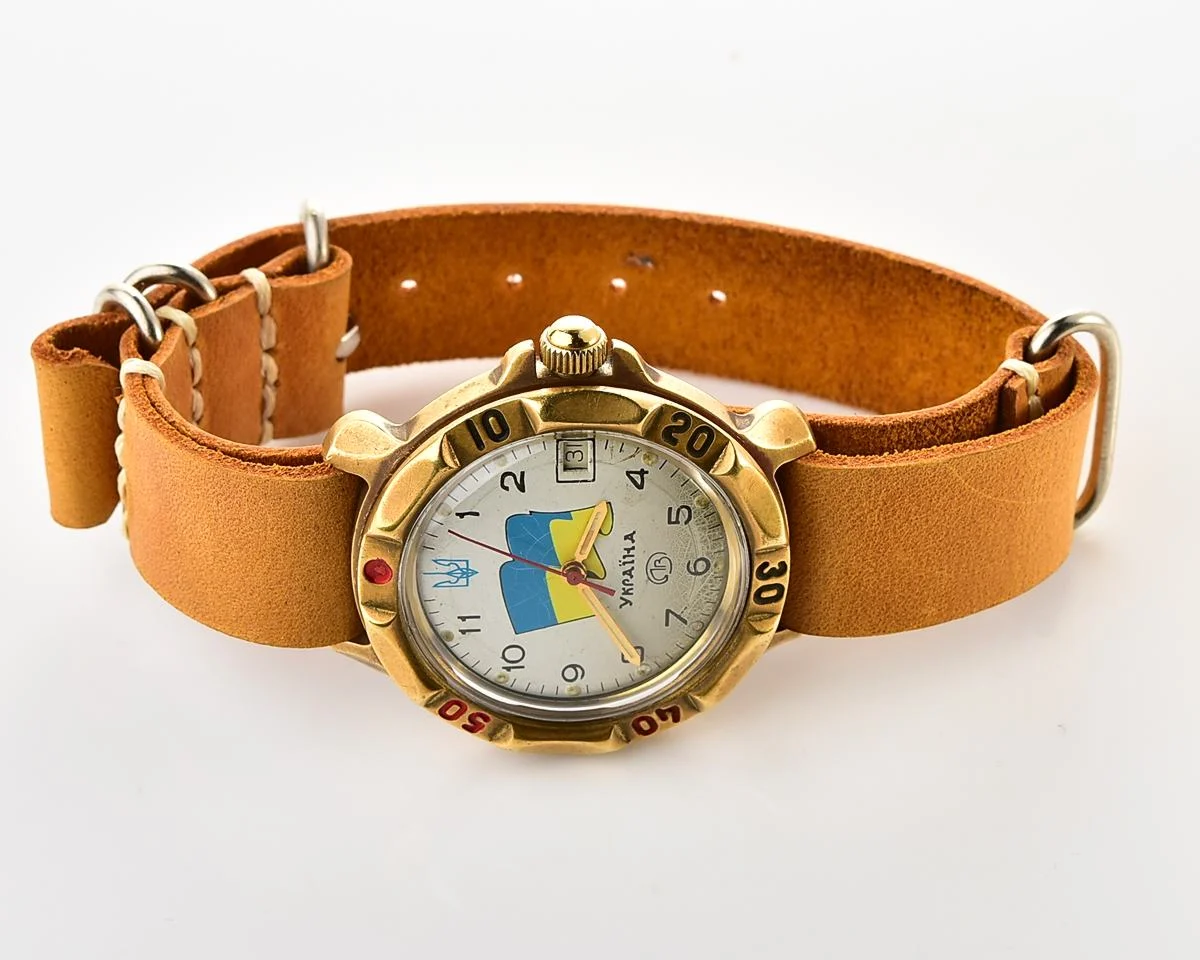 Vostok Komandirskie watch with flag of 🇺🇦Ukraine!