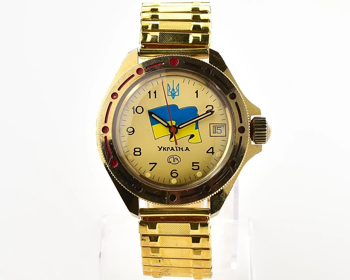 Vostok Komandirskie watch with flag of 🇺🇦Ukraine!