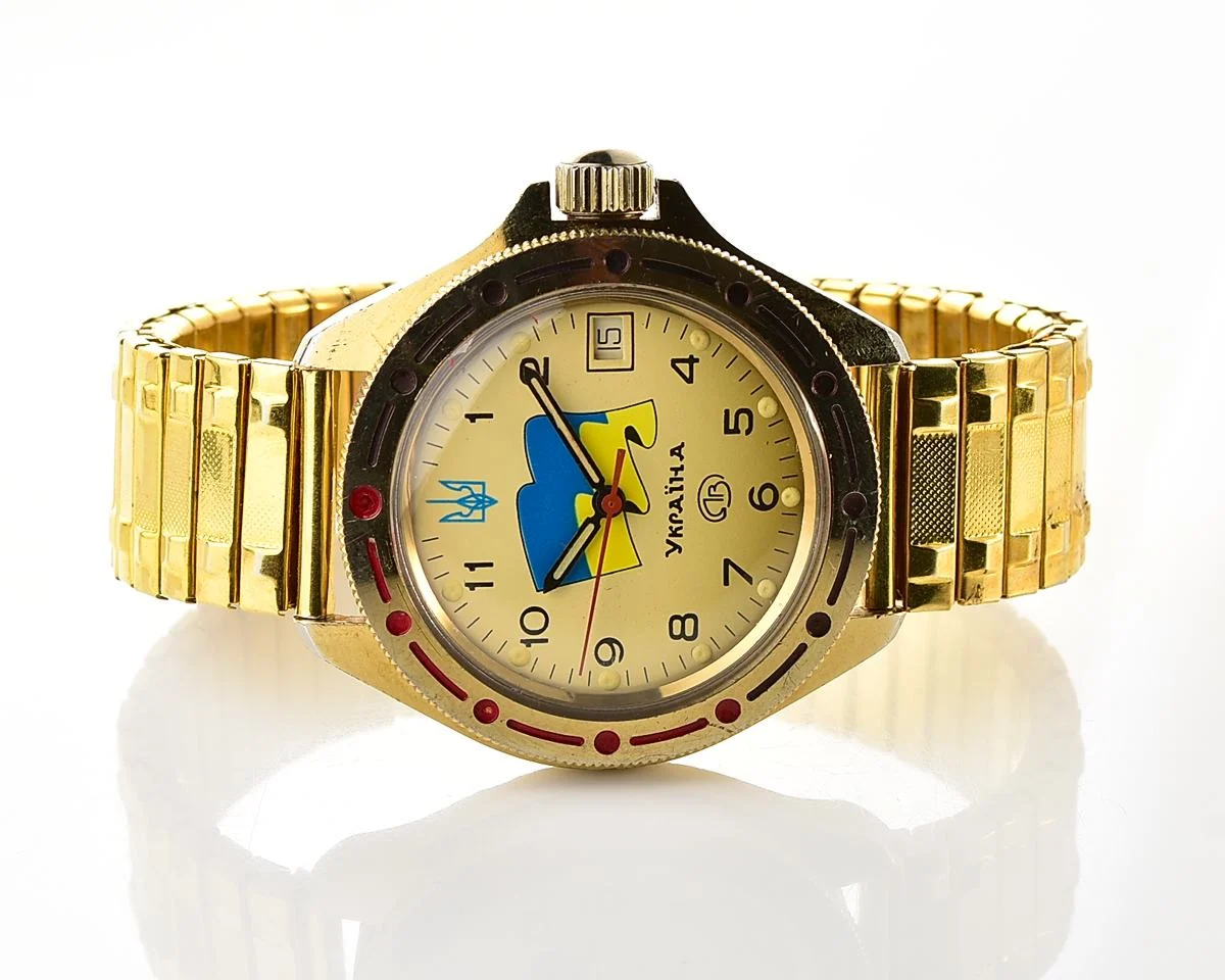 Vostok Komandirskie watch with flag of 🇺🇦Ukraine!