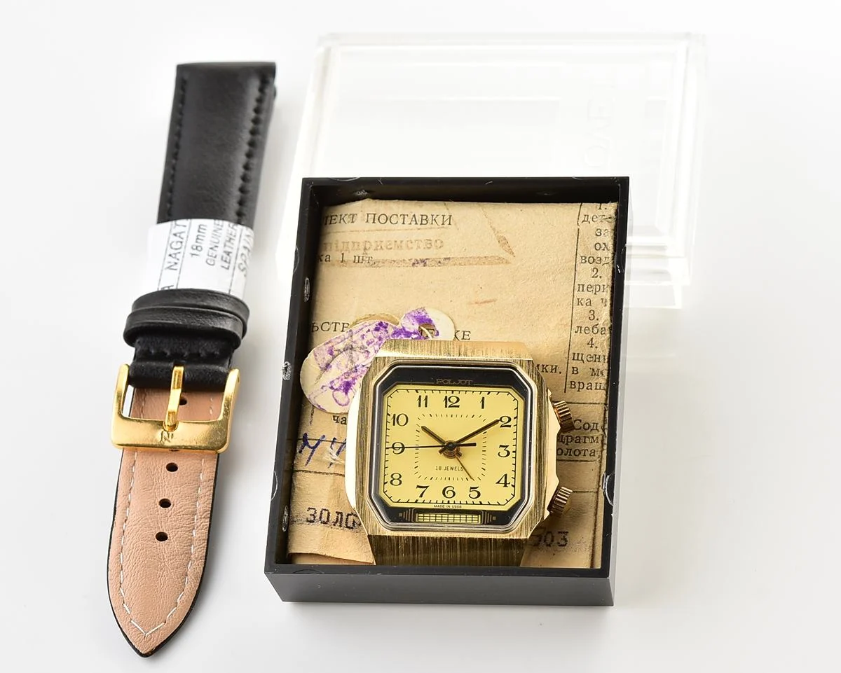 TIME CAPSULE: Soviet Poljot-cricket mechanical watch with alarm clock function - New Old Stock (NOS)!
