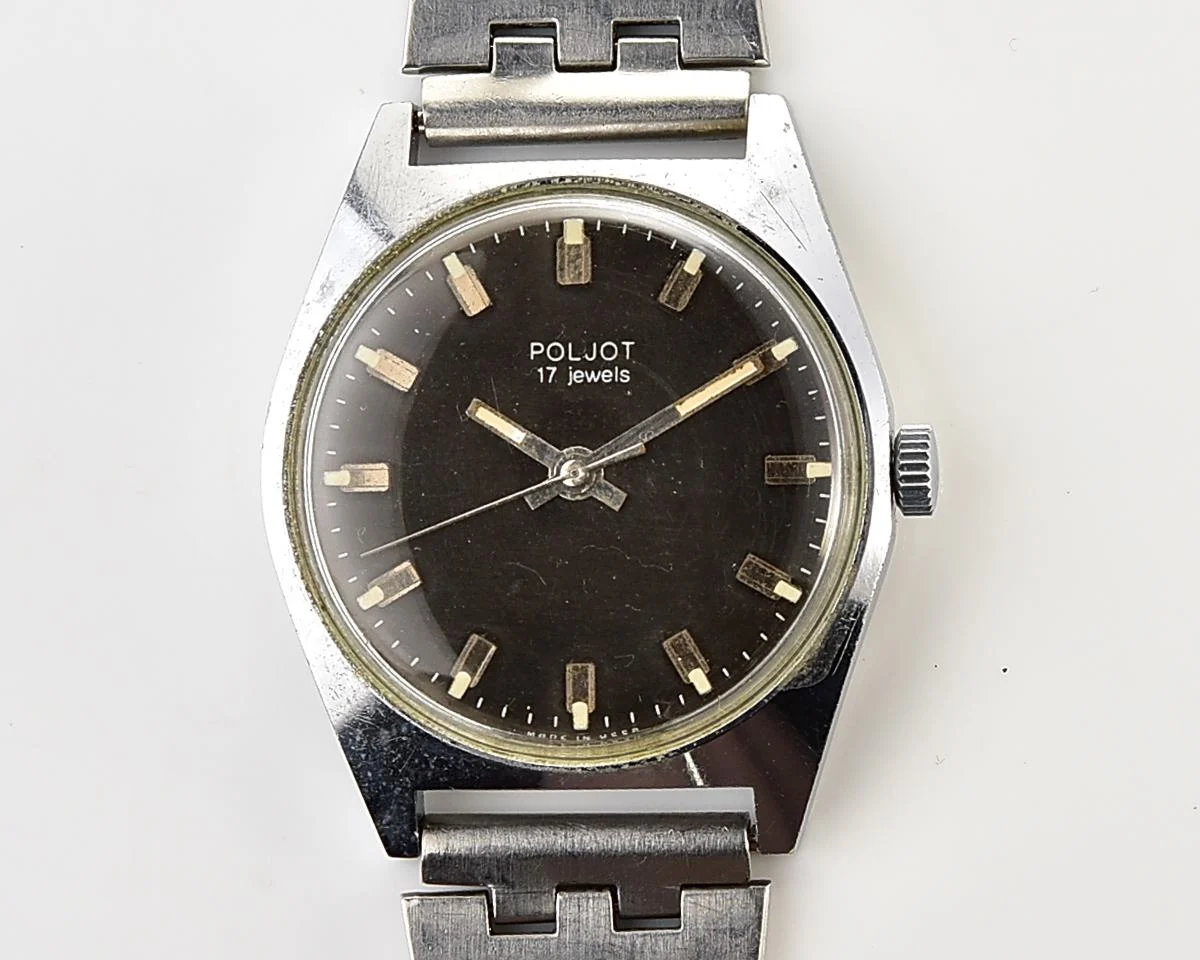 Vintage Soviet Poljot mechanical wristwatch